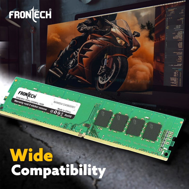 Frontech 8GB DDR4 2600 MHz RAM Memory (RAM-0037) Frontech 8GB DDR4 2600 MHz RAM Memory (RAM-0037)